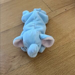 Blue Elephant Plush Toy Ty original beanie baby